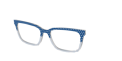 The Aegean Polka Dot Print Mix - Angle Top Thumbnail - Pair Eyewear