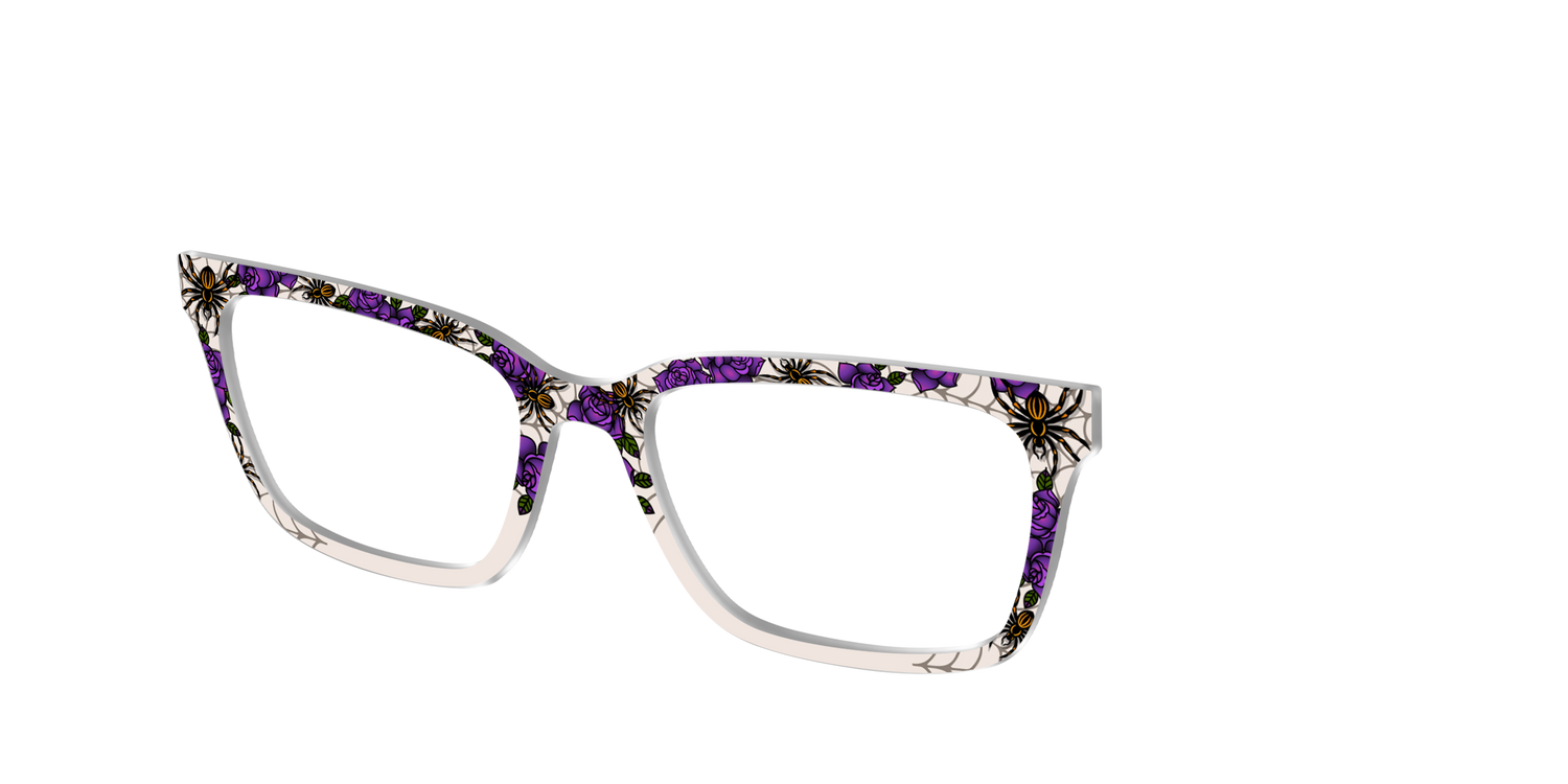 The Arachnid Rosebuds - Angle Top Image - Pair Eyewear