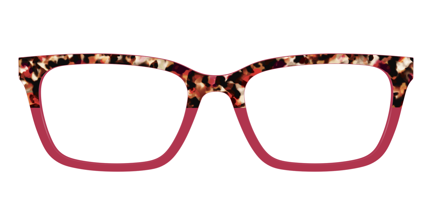 The Auburn Tortoise Crystal Split - Front Top Image - Pair Eyewear