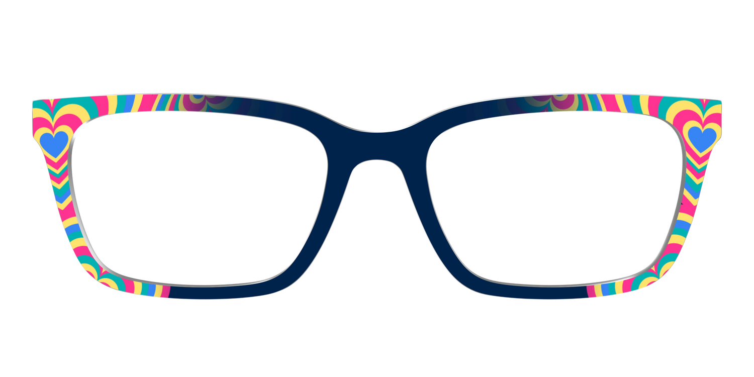 The Beaming Hearts - Front Top Image - Pair Eyewear