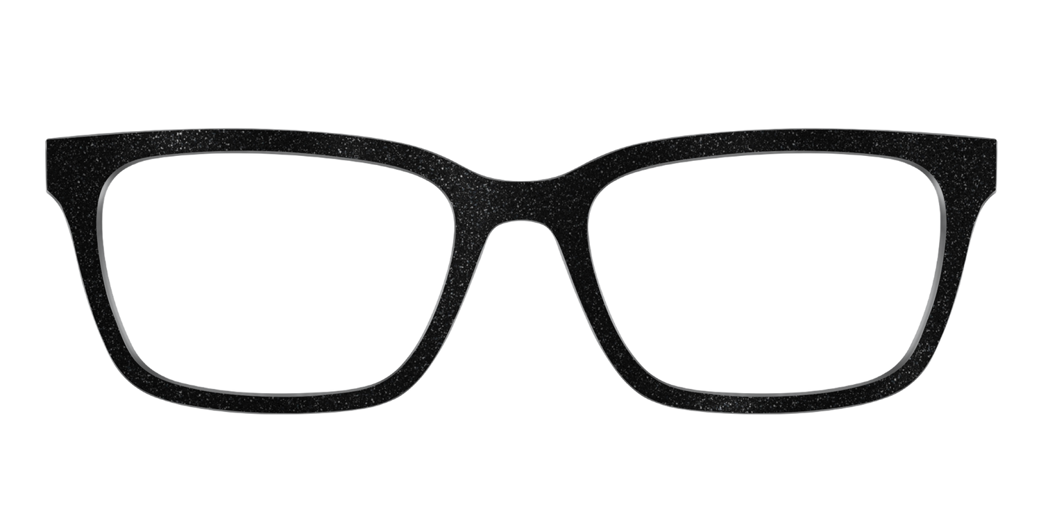The Black Shimmer - Front Top Image - Pair Eyewear