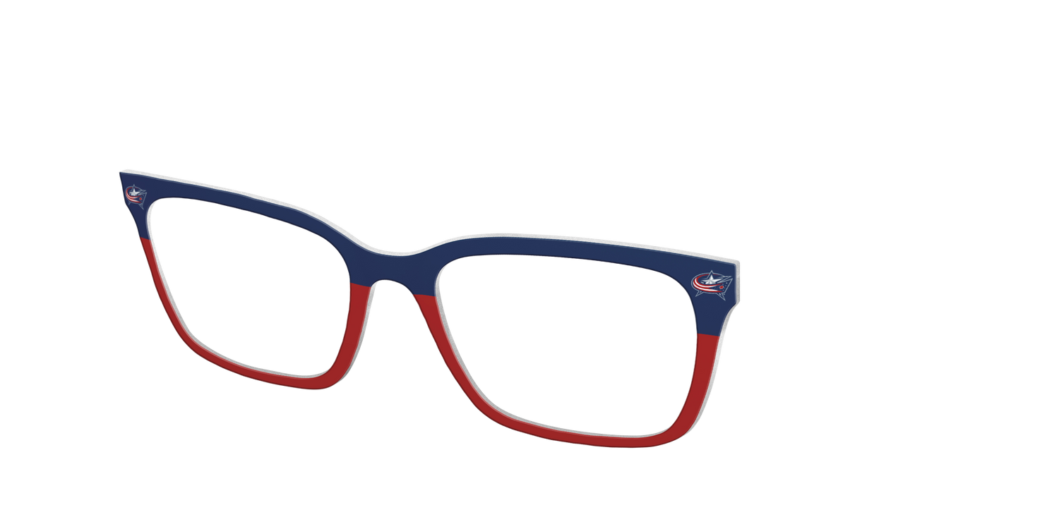 The Blue Jackets® Split - Angle Top Image - Pair Eyewear