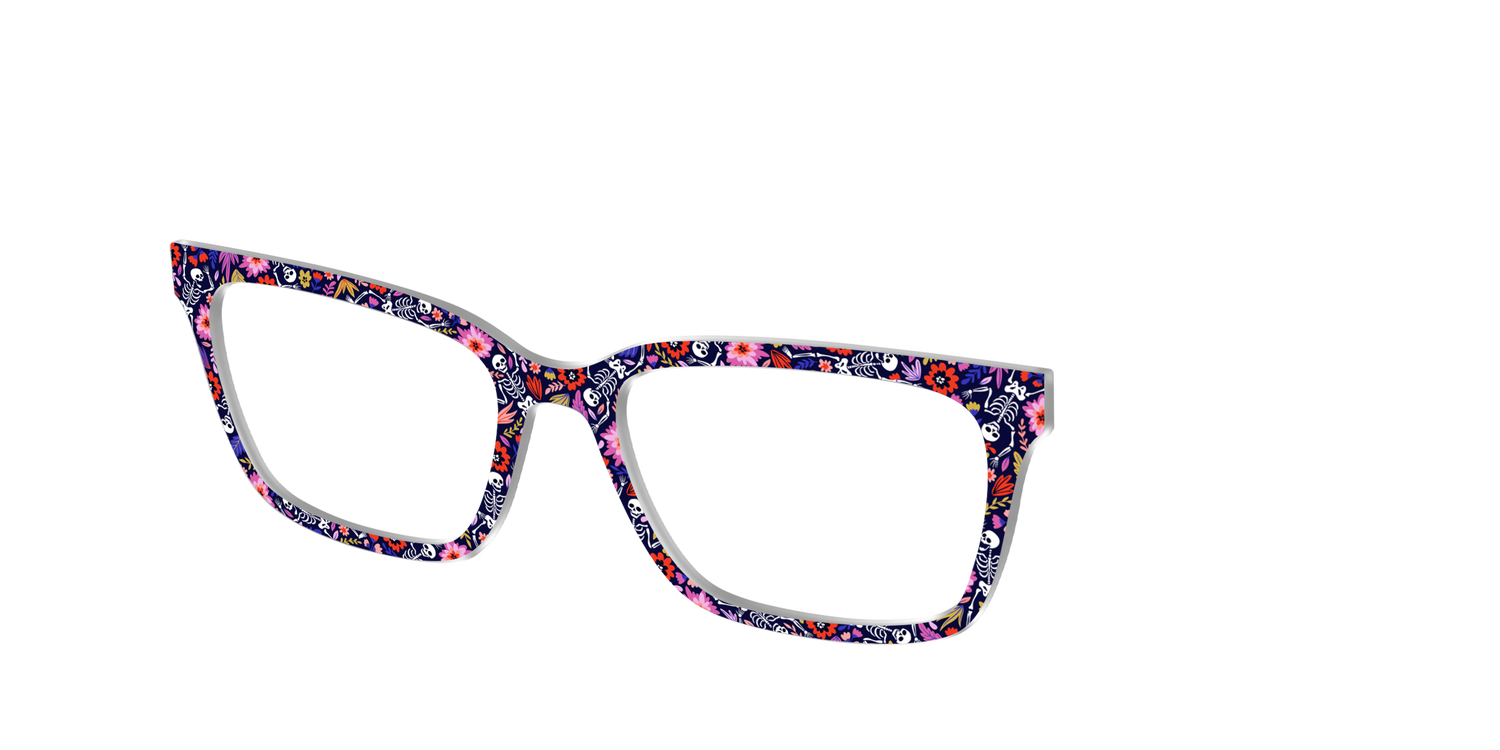 The Bone-Chilling Blossoms - Angle Top Image - Pair Eyewear