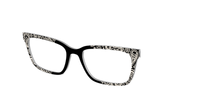 The Bone White Paisley - Angle Top Thumbnail - Pair Eyewear