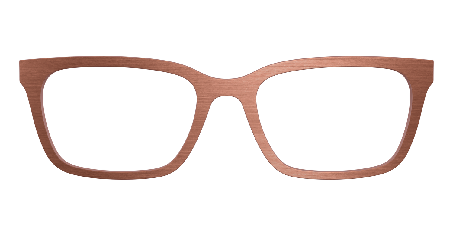 The Brushed Champagne - Front Top Image - Pair Eyewear