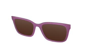 The Polarized Brushed Rose Sun Top - Angle Top Thumbnail - Pair Eyewear