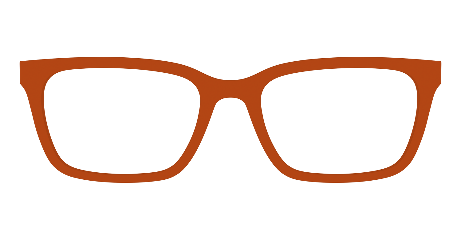 The Burnt Orange - Front Top Image - Pair Eyewear