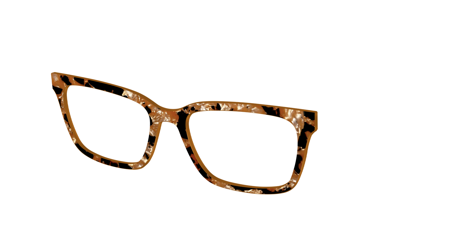 The Caramel Pearl Tortoise - Angle Top Image - Pair Eyewear