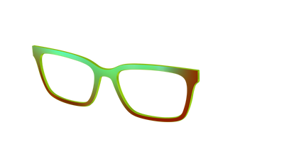 The Chartreuse Ombre - Angle Top Thumbnail - Pair Eyewear