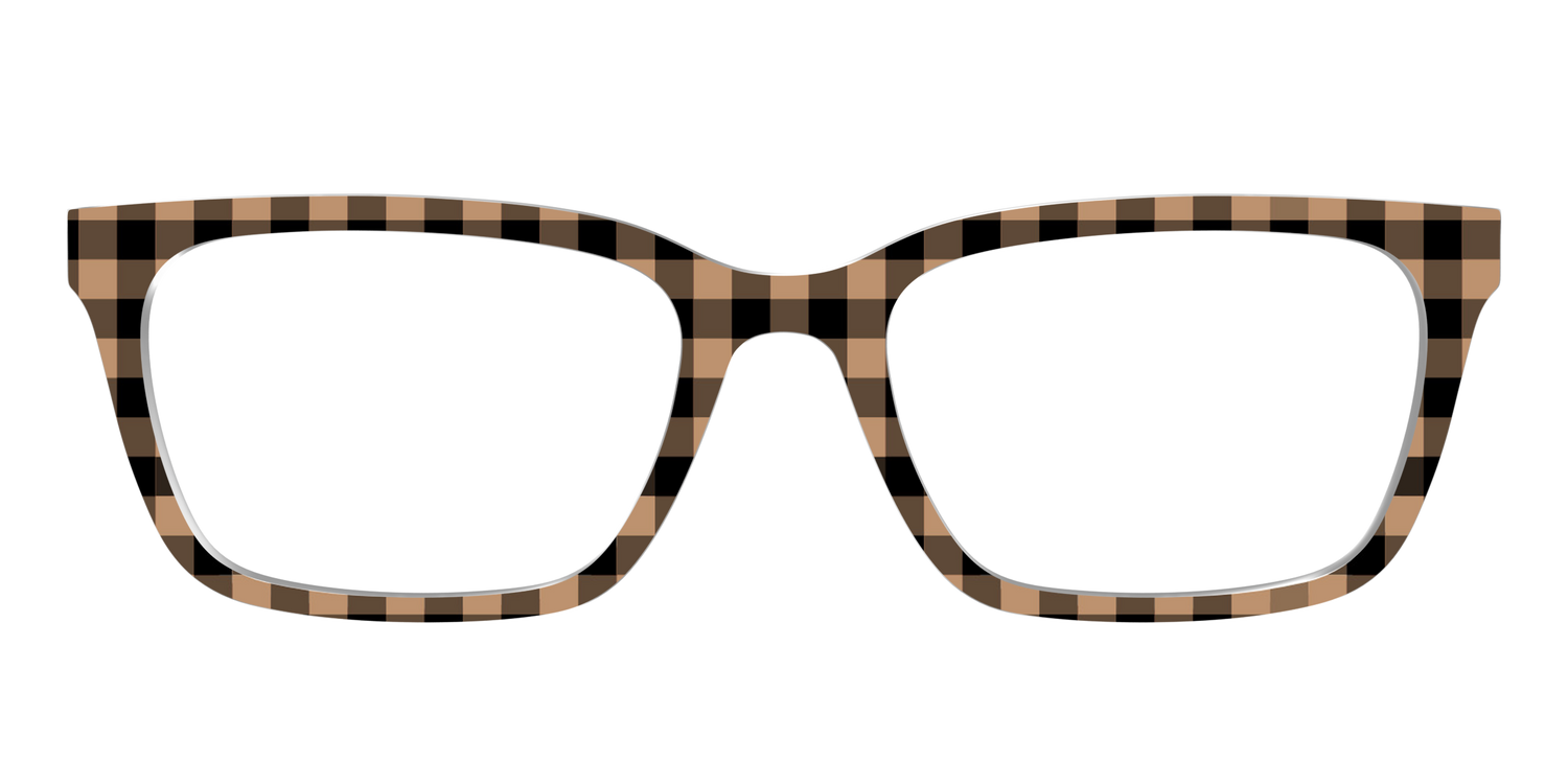 The Cider Buffalo Plaid - Front Top Image - Pair Eyewear