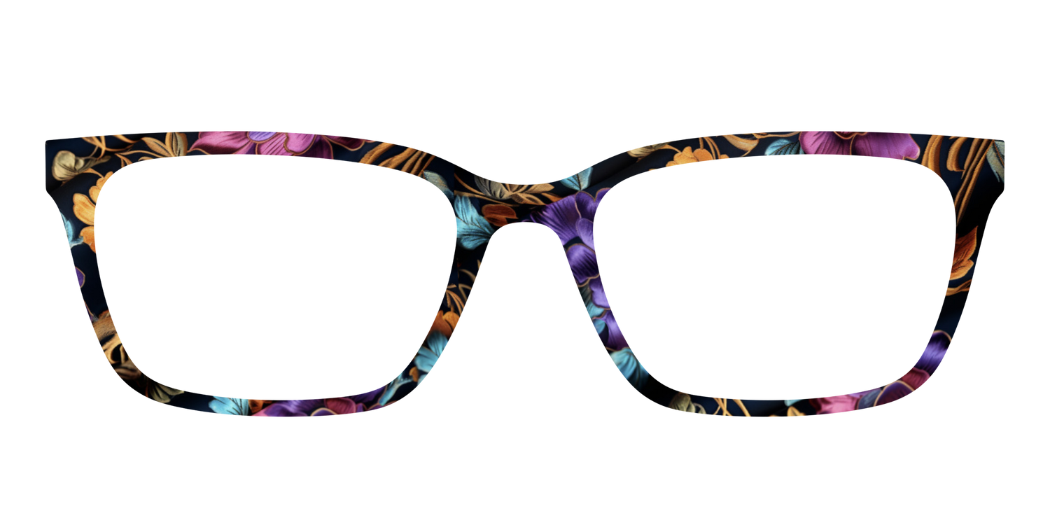 The Crushed Velvet Floral - Front Top Image - Pair Eyewear