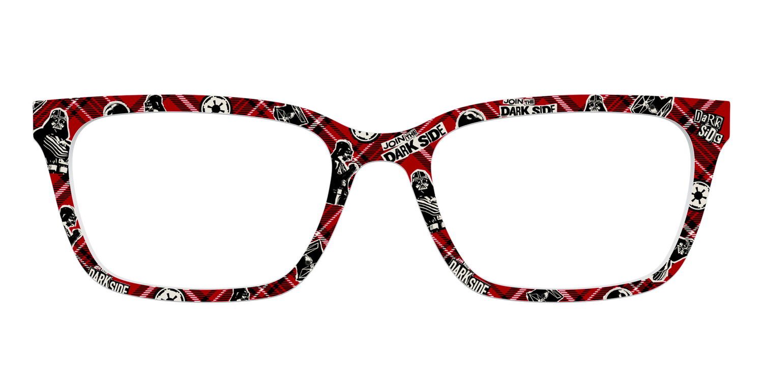 Dark Side Plaid - Front Top Image - Pair Eyewear