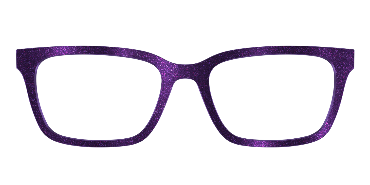 The Deep Purple Shimmer - Front Top Image - Pair Eyewear