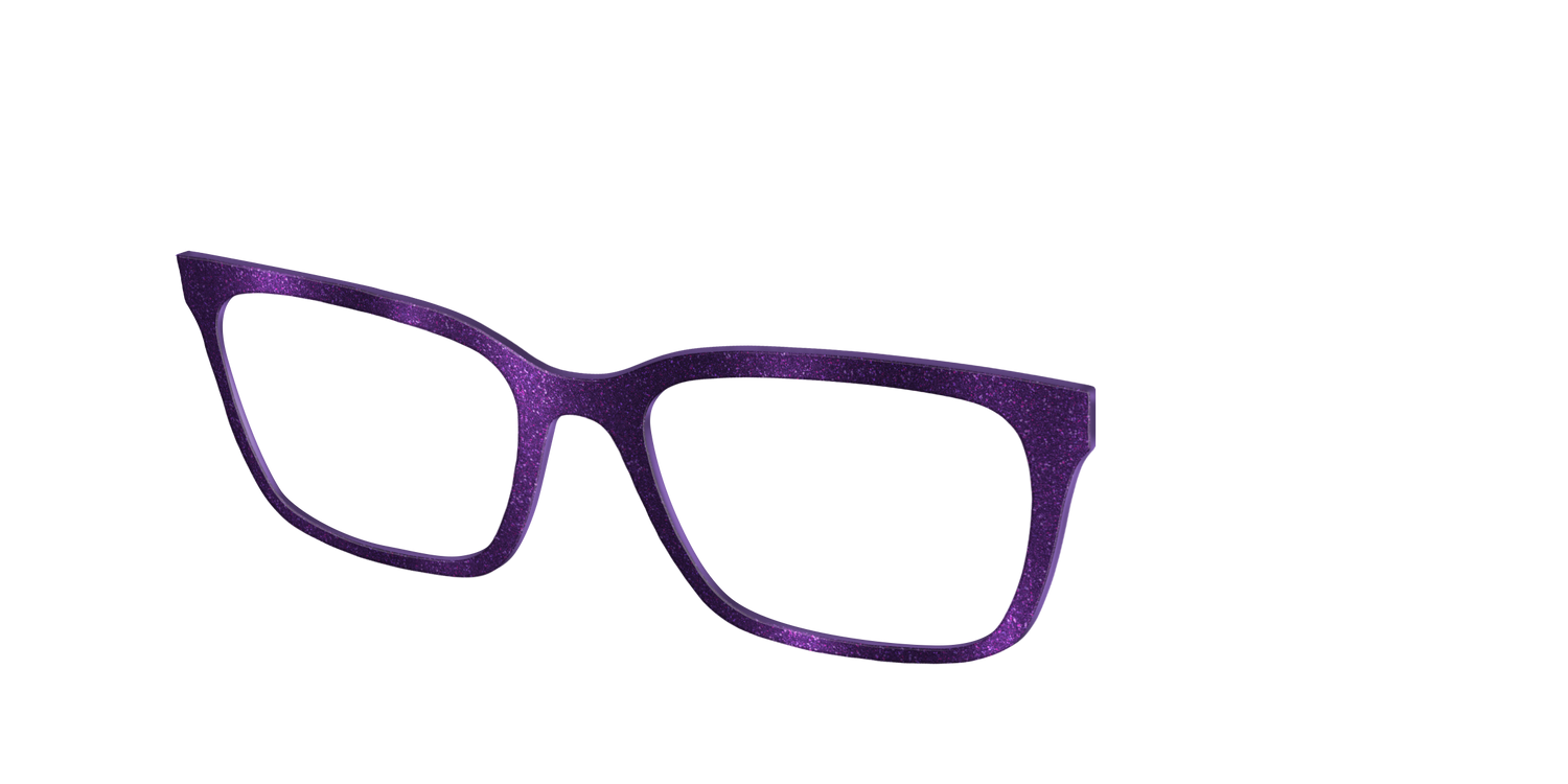 The Deep Purple Shimmer - Angle Top Image - Pair Eyewear