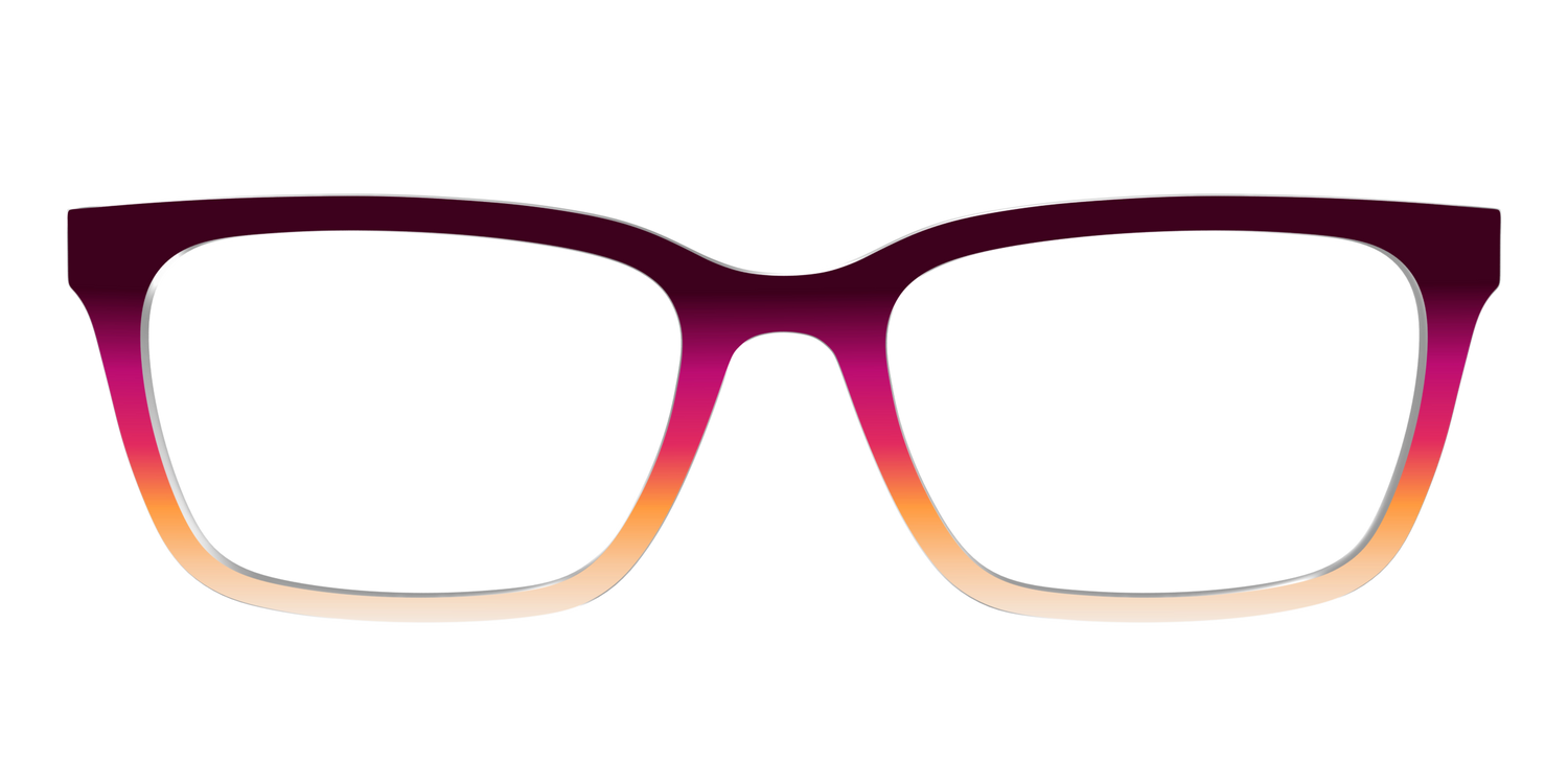 The Ember Gradient - Front Top Image - Pair Eyewear
