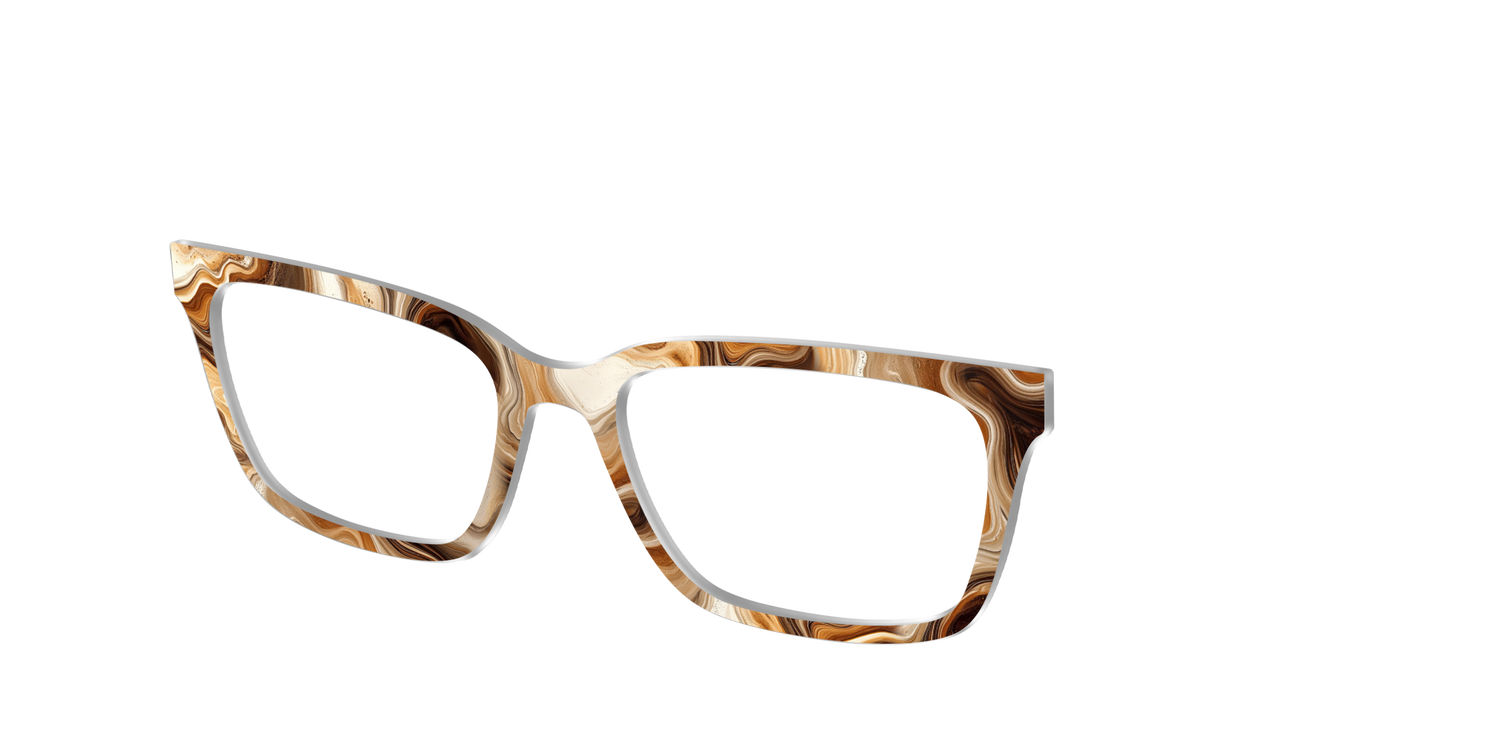 The Espresso Marble - Angle Top Image - Pair Eyewear