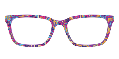 The Flower Power Paisley with Gold Foil - Front Top Thumbnail - Pair Eyewear