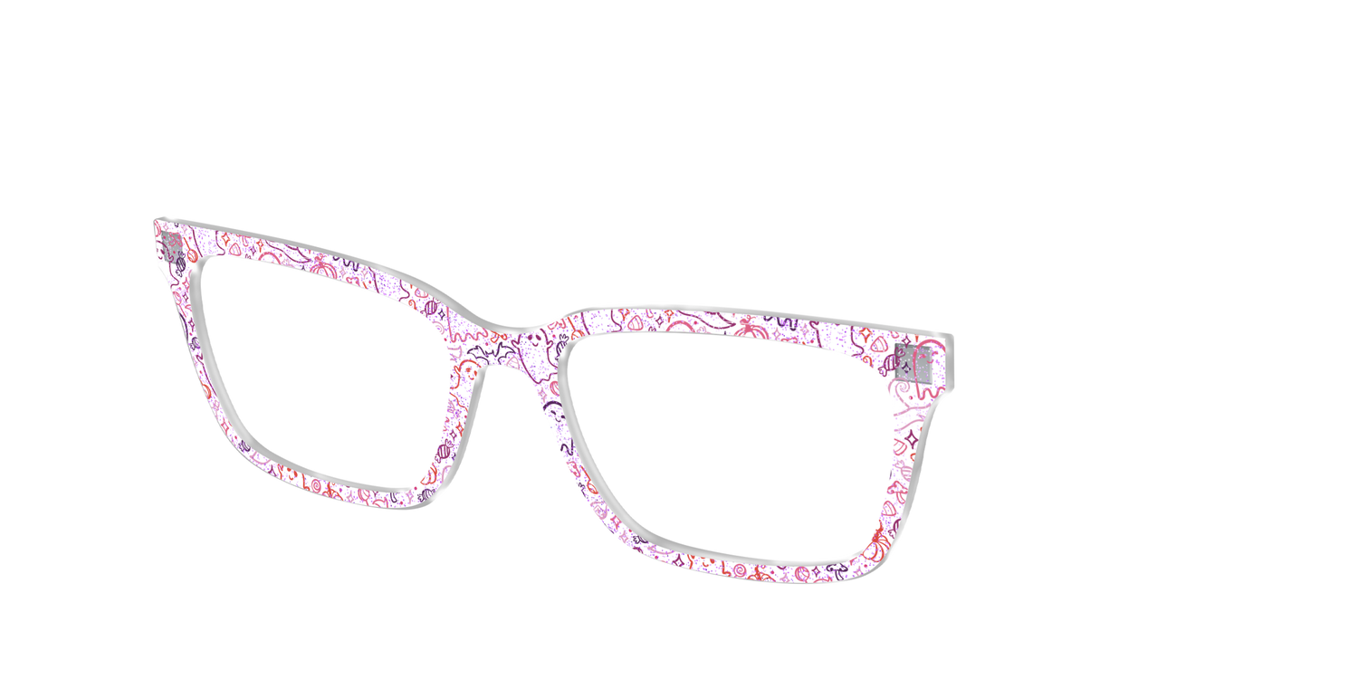 The Frightfully Fun Doodles Crystal - Angle Top Image - Pair Eyewear