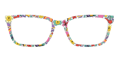 The Funky Foil Stickers - Front Top Thumbnail - Pair Eyewear