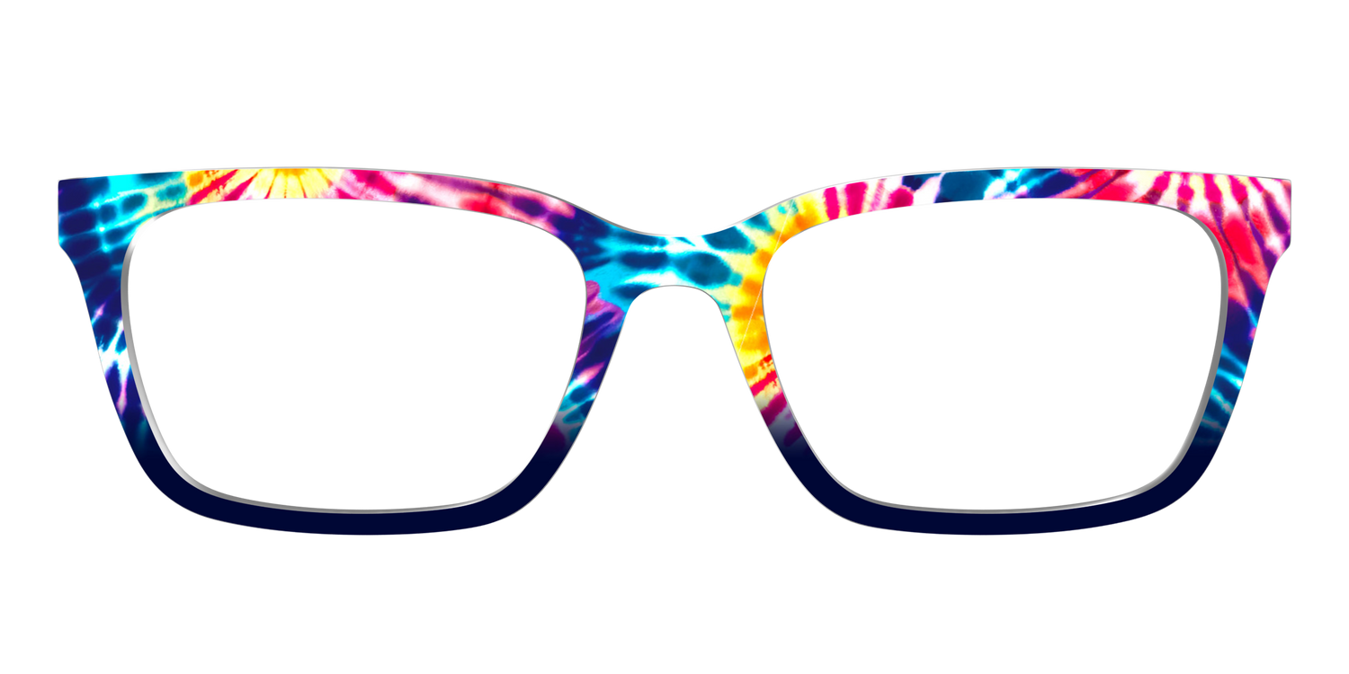 The Funky Tie-Dye - Front Top Image - Pair Eyewear