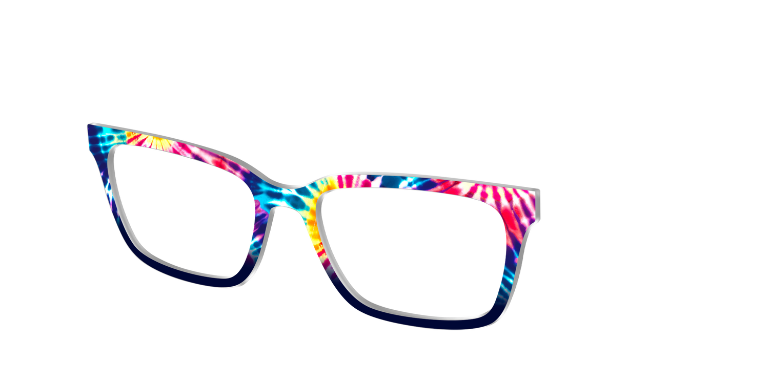 The Funky Tie-Dye - Angle Top Image - Pair Eyewear