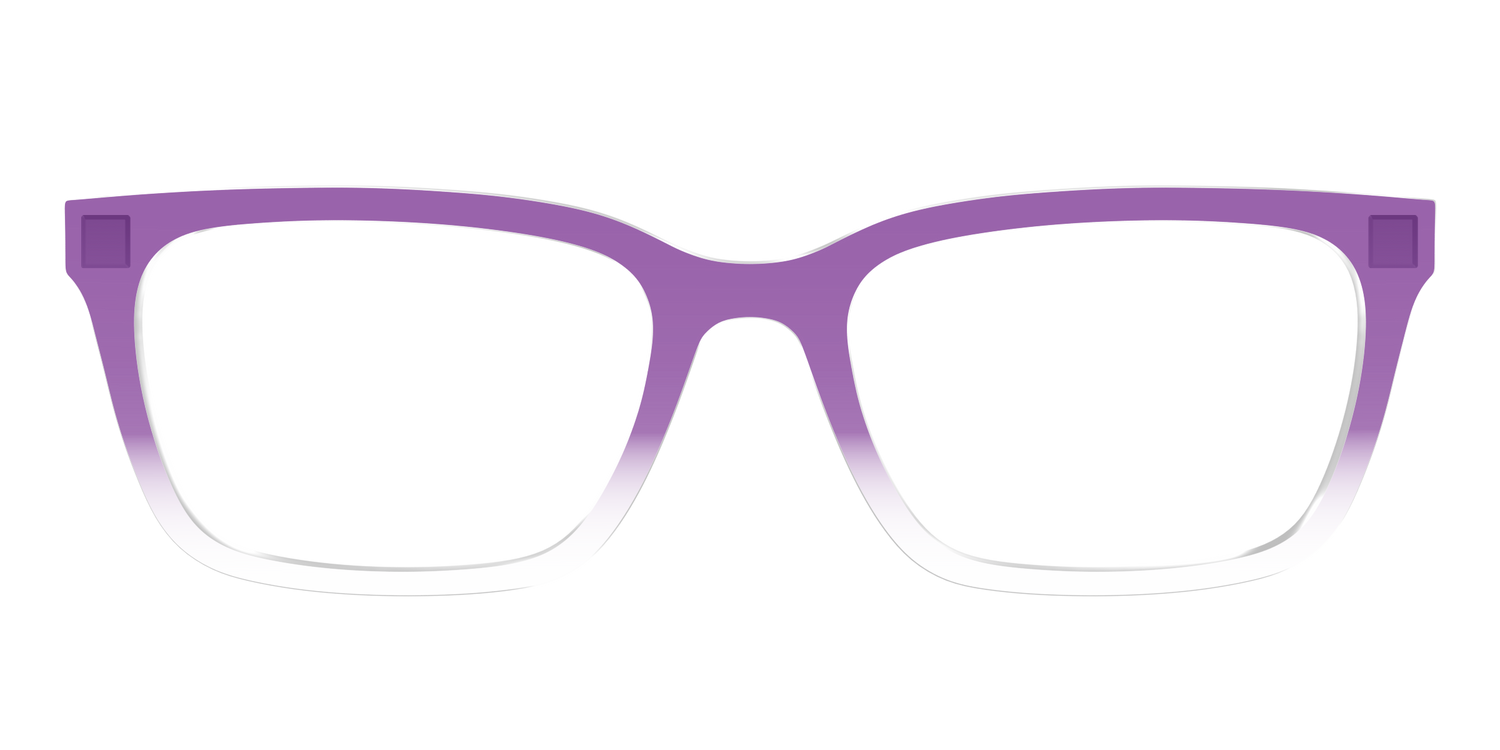 The Grape Gradient Crystal - Front Top Image - Pair Eyewear