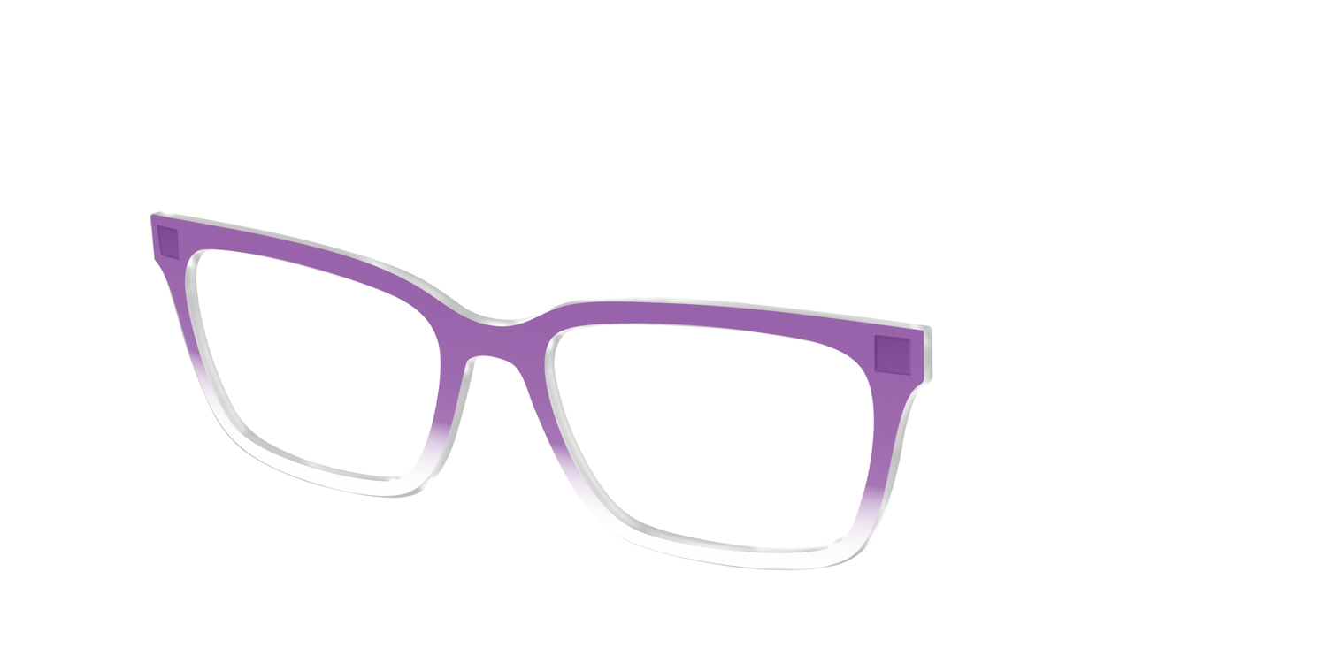 The Grape Gradient Crystal - Angle Top Image - Pair Eyewear