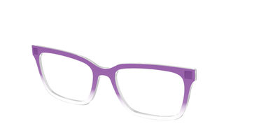 The Grape Gradient Crystal - Angle Top Thumbnail - Pair Eyewear