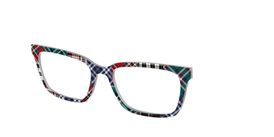 The Grunge Plaid Print Mix - Angle Top Thumbnail - Pair Eyewear