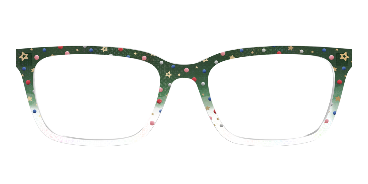 The Holiday Bauble with Foil Crystal - Front Top Image - Pair Eyewear