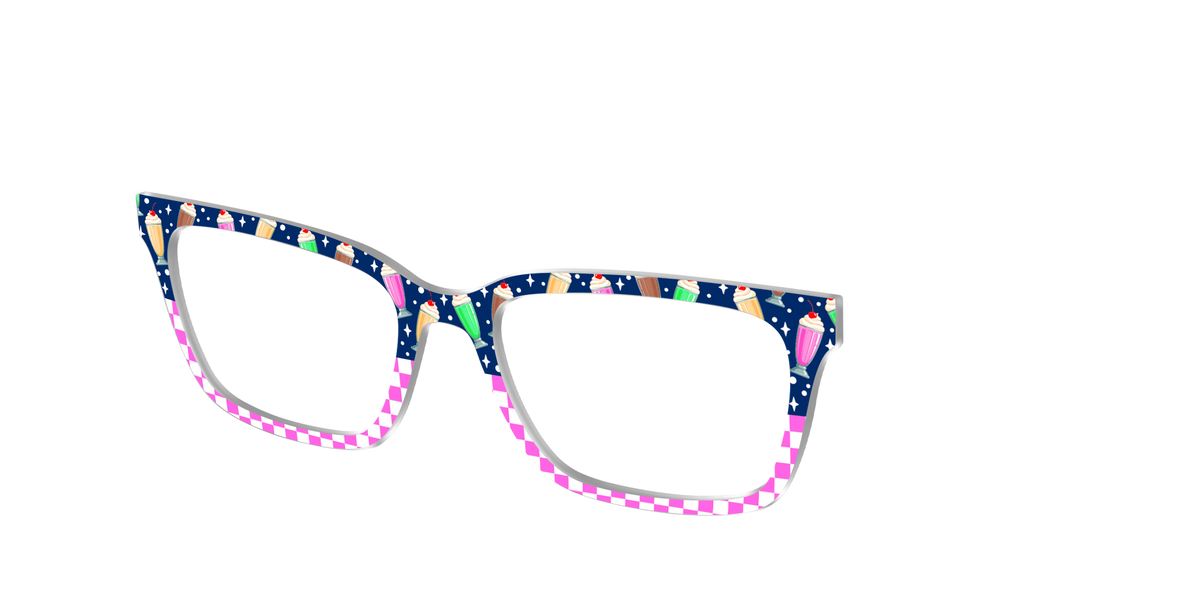 The Ice Cream Social Split - Angle Top Image - Pair Eyewear