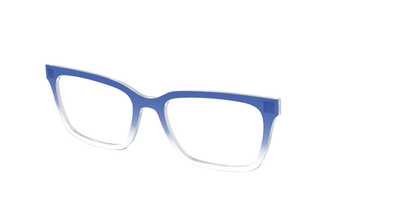 The Indigo Gradient Crystal - Angle Top Thumbnail - Pair Eyewear