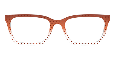 The Inferno Orange Gradient Crystal Polka Dots - Front Top Thumbnail - Pair Eyewear