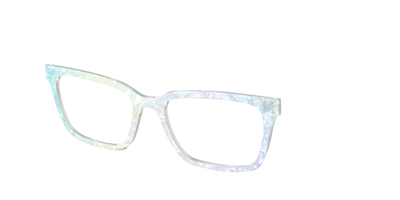 The Iridescent Pearl Marble Crystal - Angle Top Thumbnail - Pair Eyewear