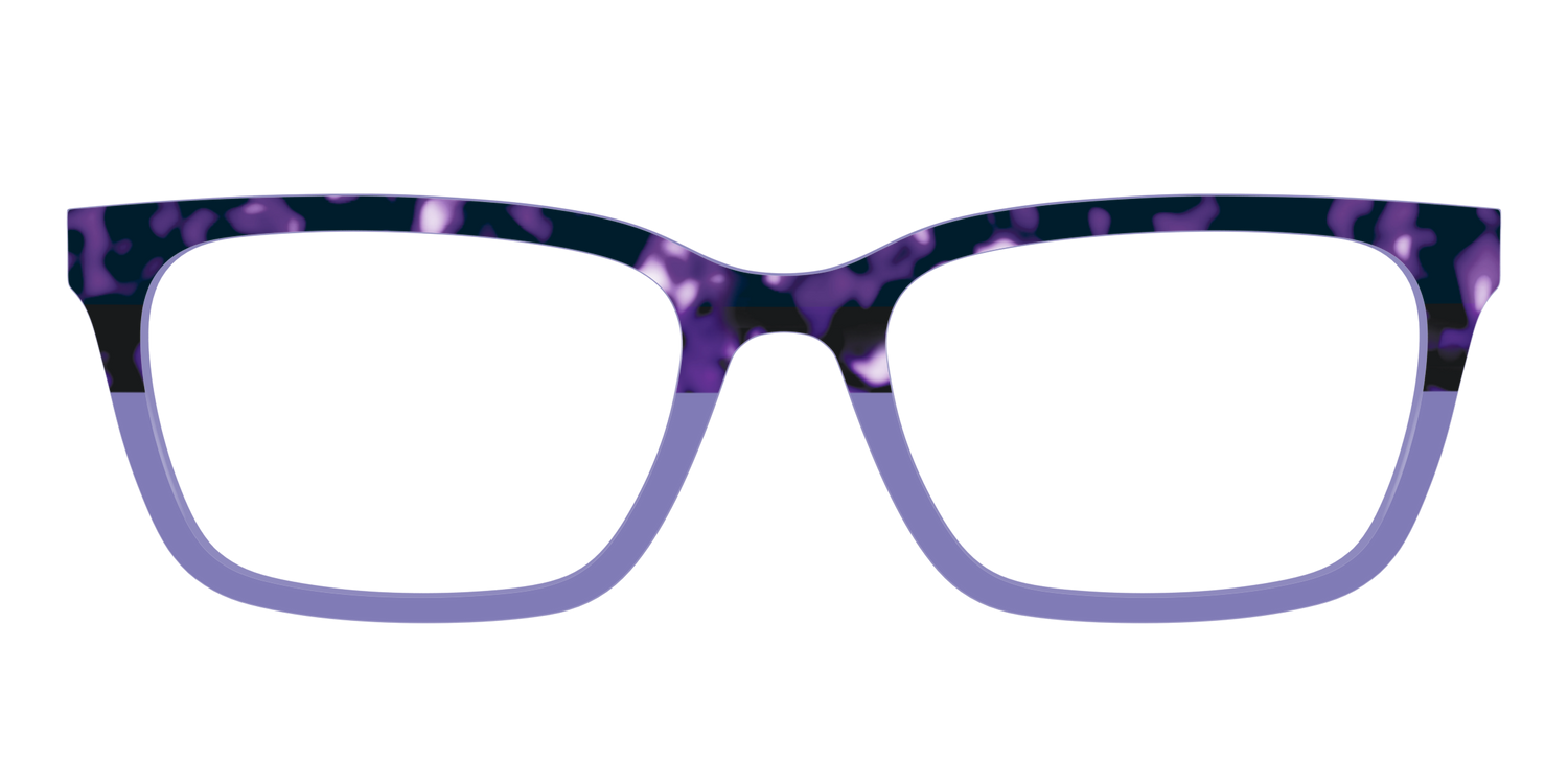 The Iris Tortoise Crystal Split - Front Top Image - Pair Eyewear