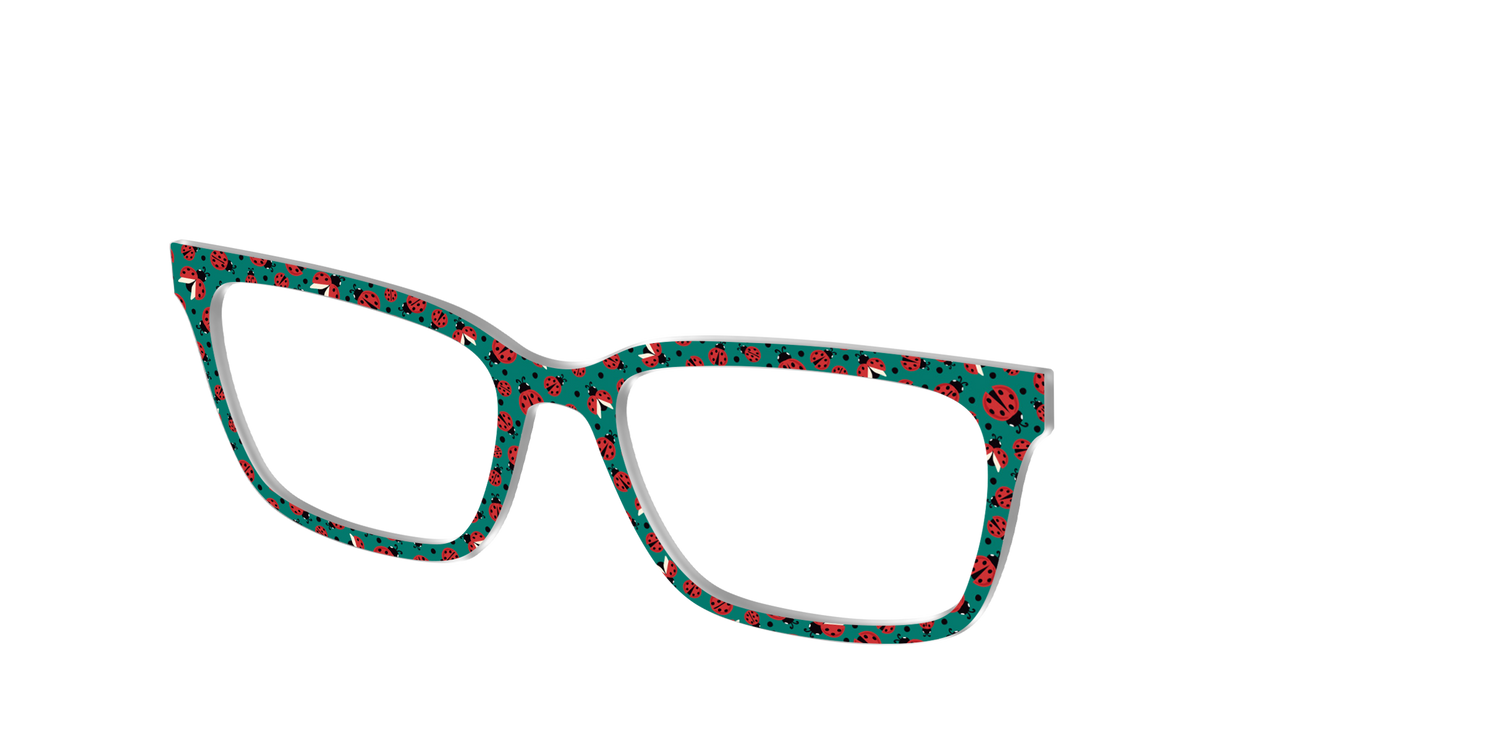The Ladybug Bunch - Angle Top Image - Pair Eyewear