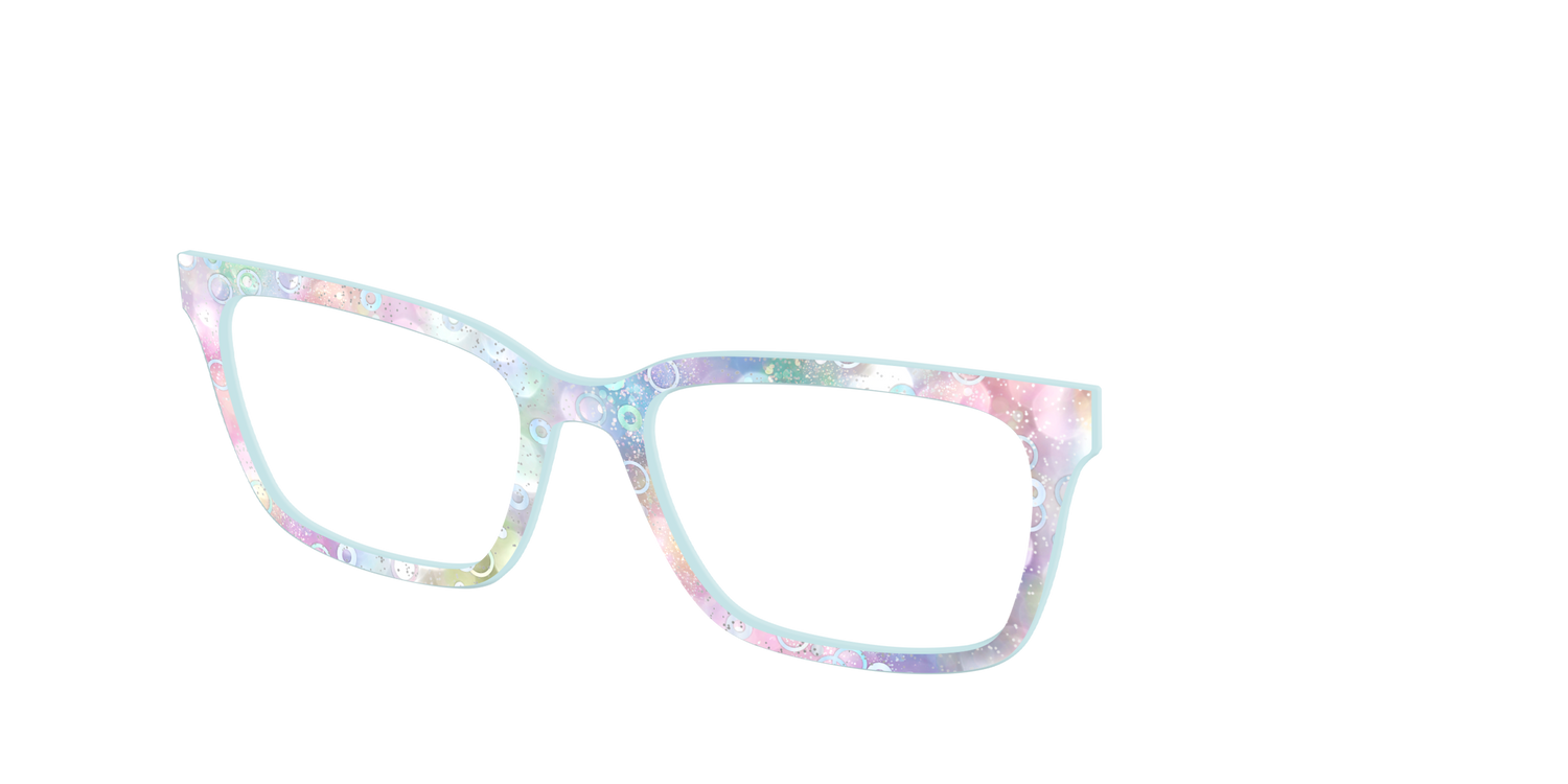 The Mermaid Bokeh with Bubble Glitter - Angle Top Image - Pair Eyewear