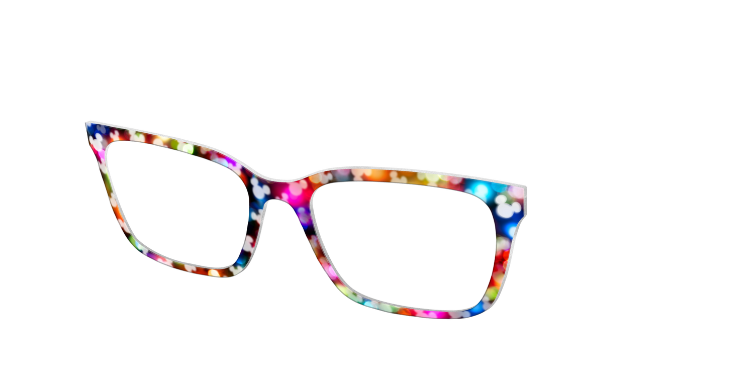 The Mickey Bokeh - Angle Top Image - Pair Eyewear