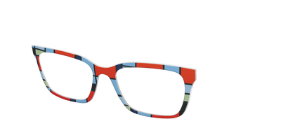 Mondrian Composition - Angle Top Thumbnail - Pair Eyewear