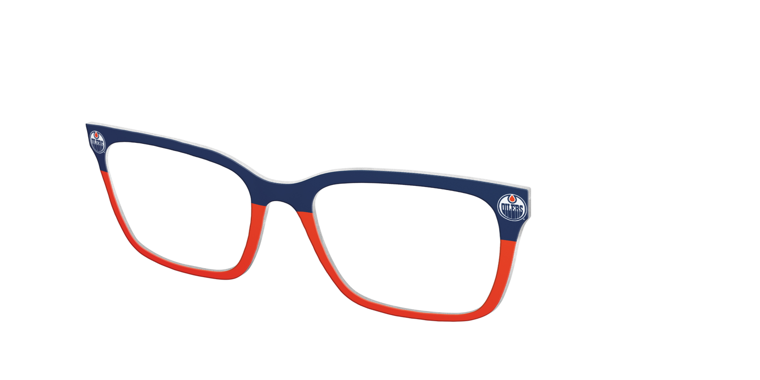 The Oilers® Split - Angle Top Image - Pair Eyewear
