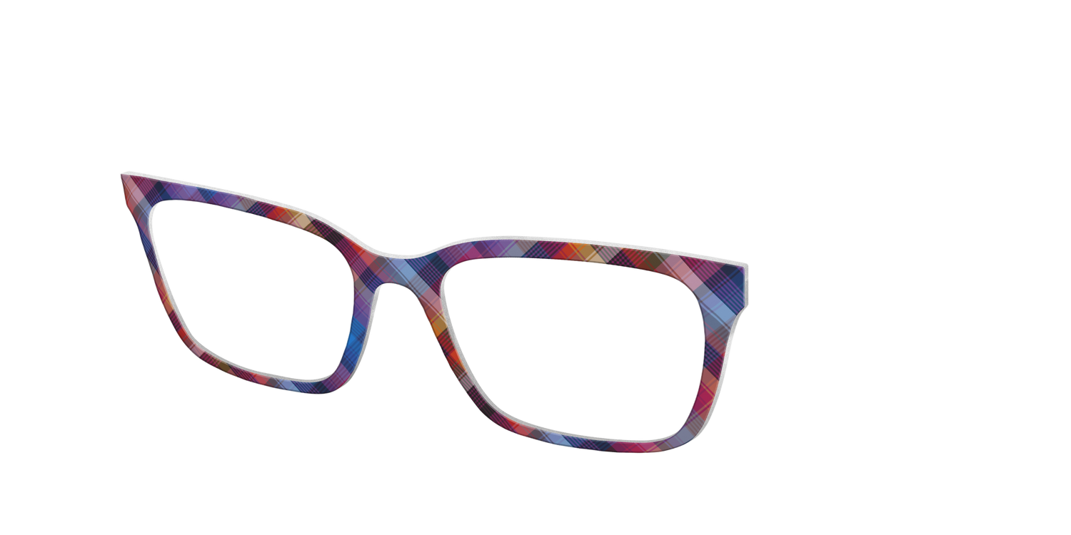 The Ombre Plaid - Angle Top Image - Pair Eyewear