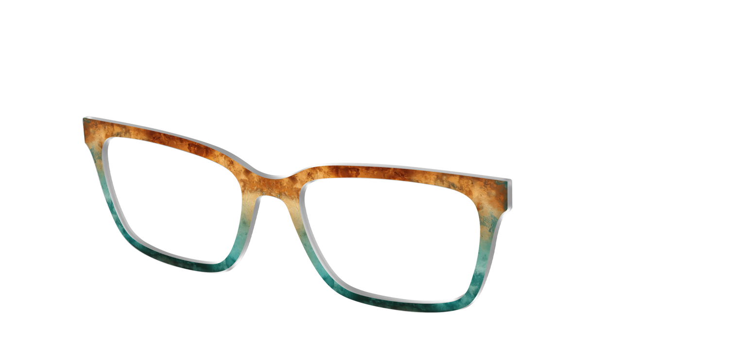 The Oxidized Copper - Angle Top Image - Pair Eyewear