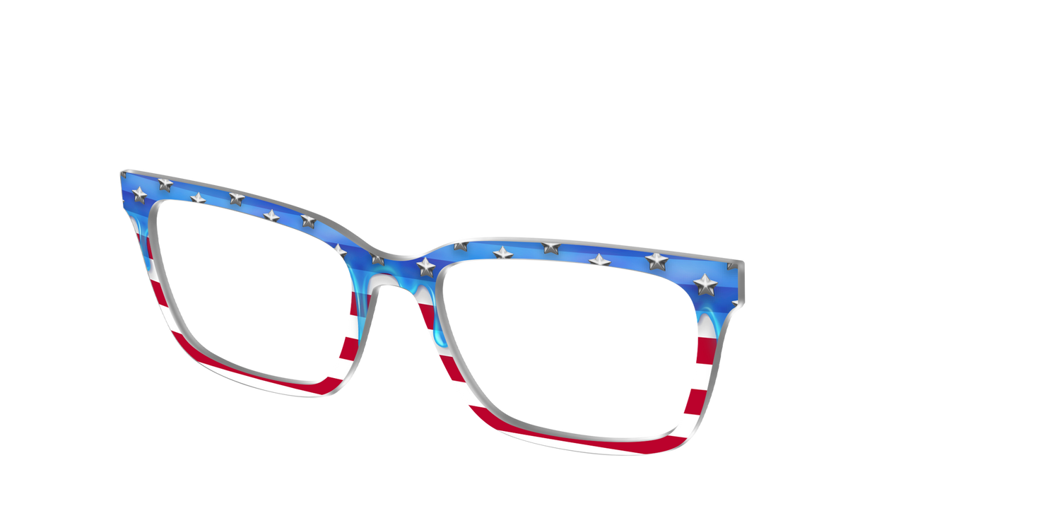The Patriotic Slime - Angle Top Image - Pair Eyewear