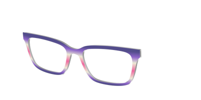 The Petunia Haze Gradient - Angle Top Thumbnail - Pair Eyewear