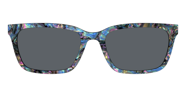 The Larkin - Violet Pearlized Gradient Acetate Rose Gold Metal