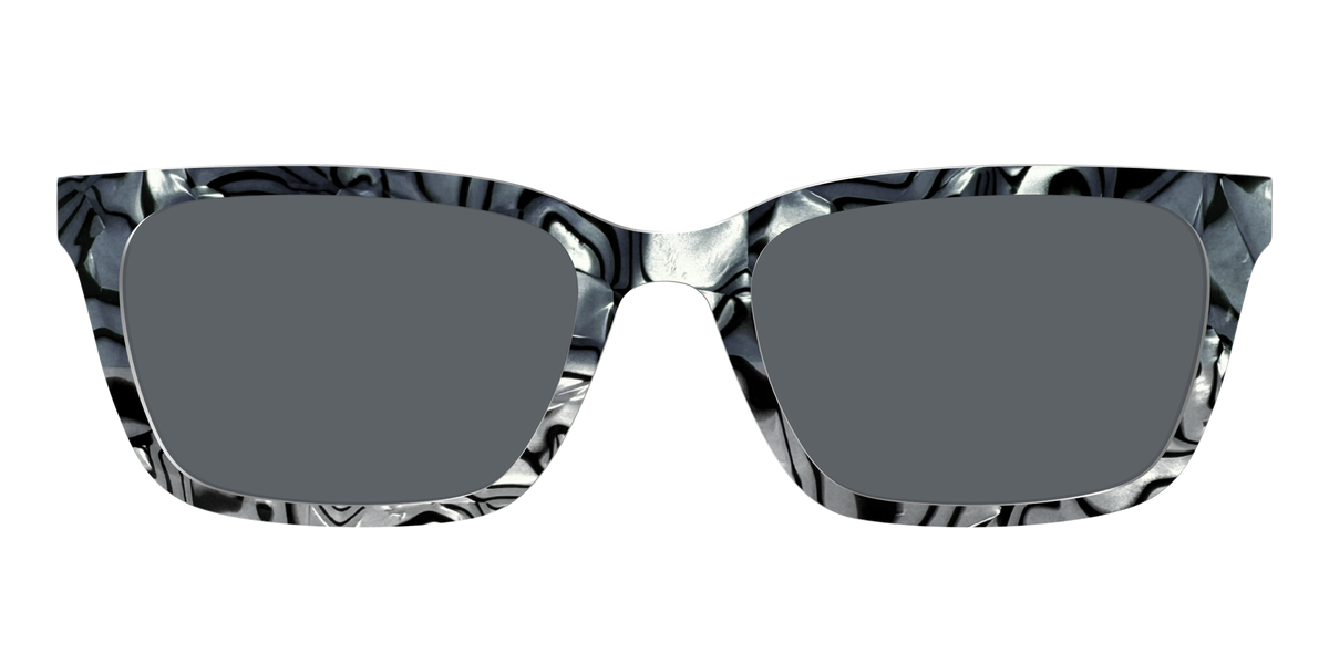 The Polarized Zebra Pearl Split Sun Top - Front Top Image - Pair Eyewear