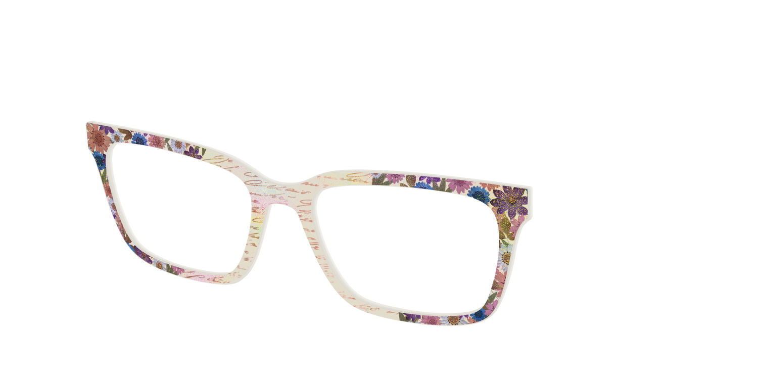 The Pressed Flowers with Foil Crystal - Angle Top Image - Pair Eyewear