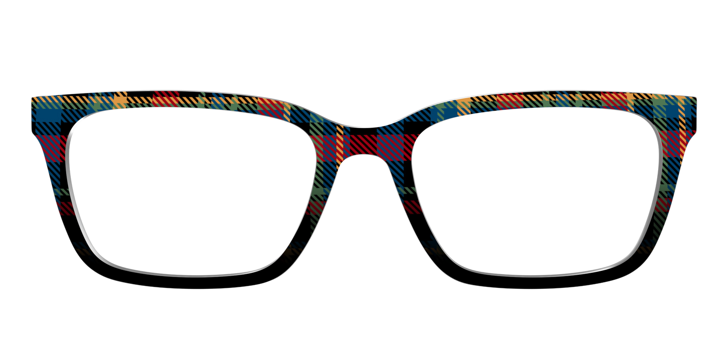 The Principal Plaid - Front Top Image - Pair Eyewear