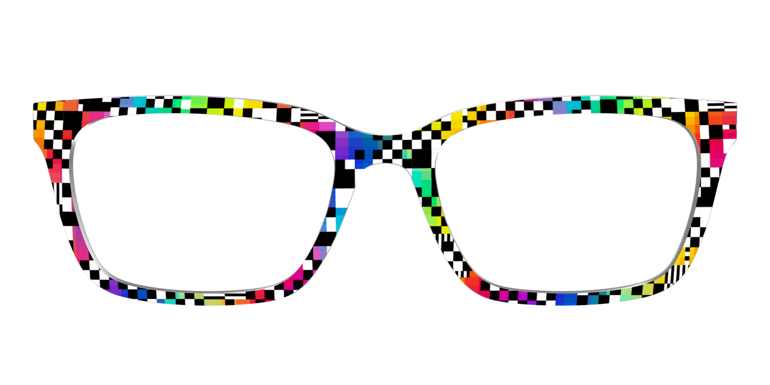 The Prismatic Check - Front Top Image - Pair Eyewear