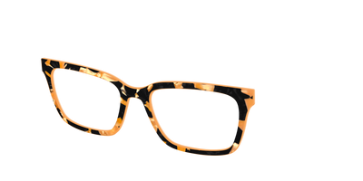 The Pumpkin Camo Pearl Tortoise - Angle Top Thumbnail - Pair Eyewear